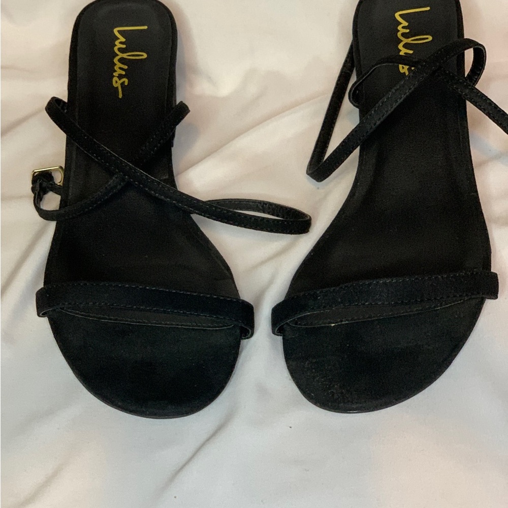 3 for $30 Lulu's Women’s Black Strappy Sandals